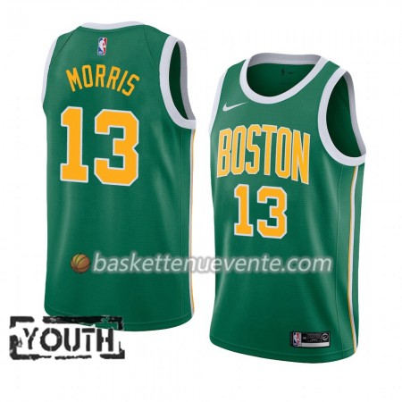 Maillot Basket Boston Celtics Marcus Morris 13 2018-19 Nike Vert Swingman - Enfant